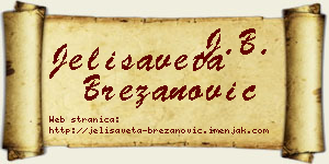 Jelisaveta Brezanović vizit kartica